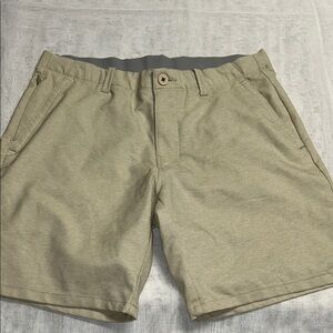 Tommy Bahama Men's Tan Flat Front Shorts
